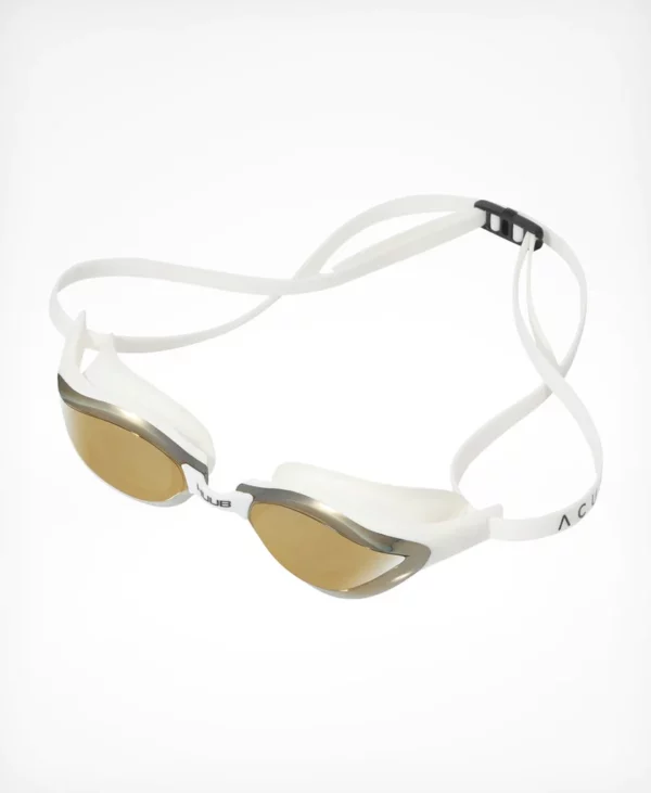 ACUTE_WhiteYellow_Front-huub.webp BROWNLEE ACUTE SWIM GOGGLE, WHITE/YELLOW, HUUB