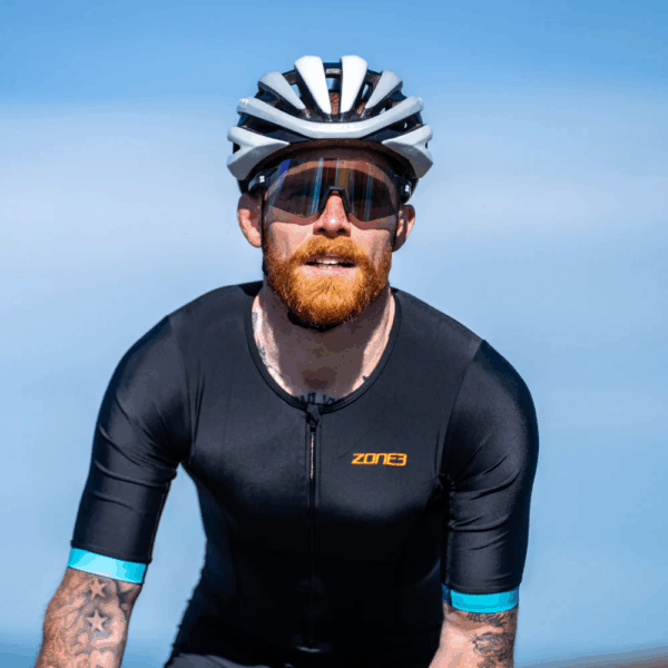 Activate+ Short Sleeve Trisuit, Black/Neon, Men, Zone 3