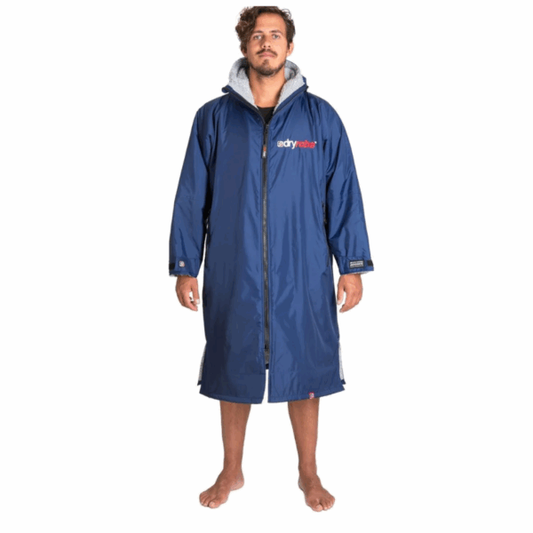 Dryrobe.png Advance Long Sleeve, Navy Blue / Grey, Dryrobe