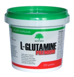 L-Glutamine Premium, Baltų Galia, 200 g