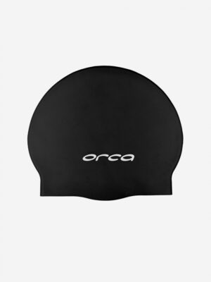 SILICONE SWIMCAP, black, Orca
