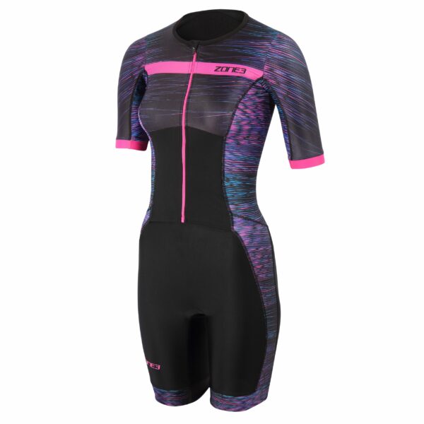 Zone3-Triwear-Activate-Womens-Cutout-SS-Trisuit-Momentum-Front-scaled-1.jpg Active+ Momentum Short sleeve trisuit, Women, Zone 3