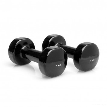 Hantelis dengtas vinilu 5.0 kg