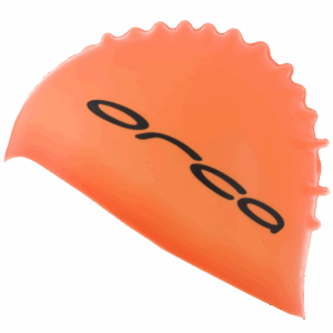 SILICONE SWIMCAP, orange, Orca