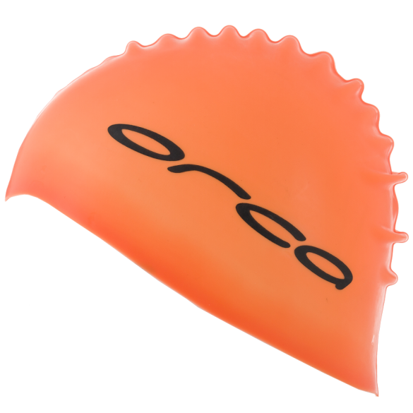 SILICONE SWIMCAP, orange, Orca