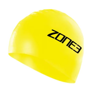 SILICONE SWIMCAP, yellow, Zone 3