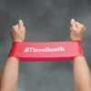Thera-band elastinės juostos kilpa, raudona