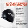 SILICONE SWIMCAP, orange, Zone 3