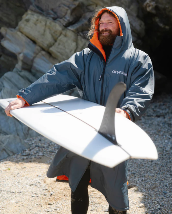 Dryrobe Advance dark grey orange2