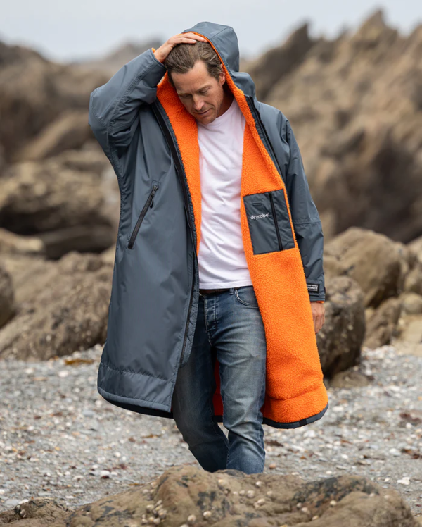 Dryrobe Advance dark grey orange3