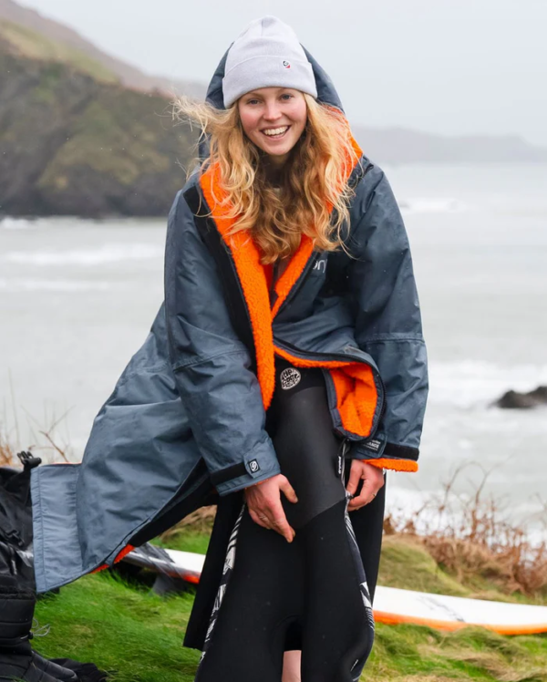 Dryrobe Advance dark grey orange4