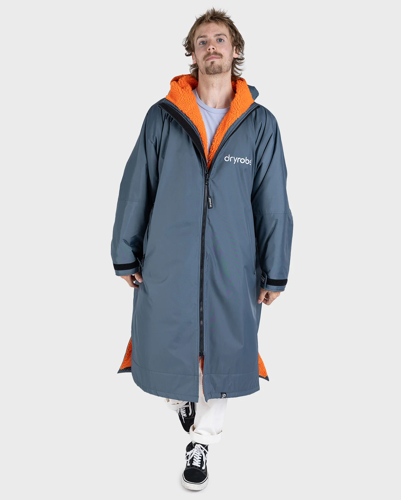 Advance Long Sleeve, Dark Grey/Orange, Dryrobe