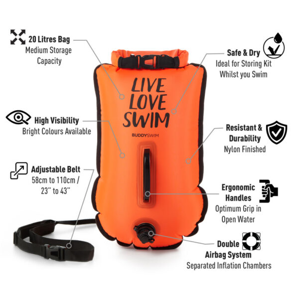 Boya drybag buddyswim lls 20lt
