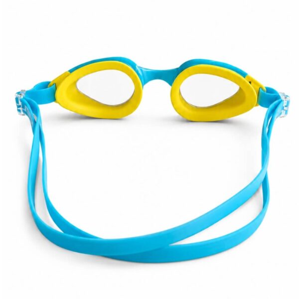 LATSWIM Sharky Blue Yellow Junior Swimming Goggles 3 (1)