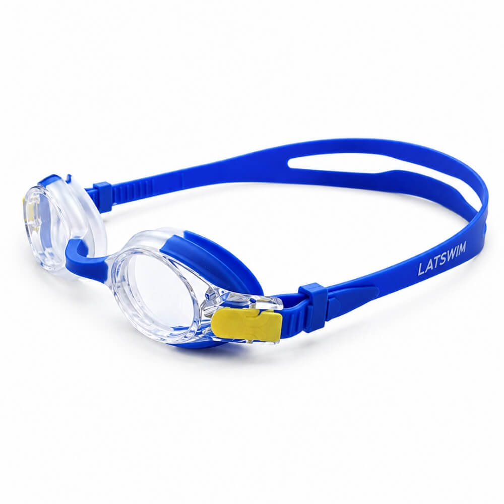 Latswim Splash! BlueWhite Kids Swimming Goggles (1)