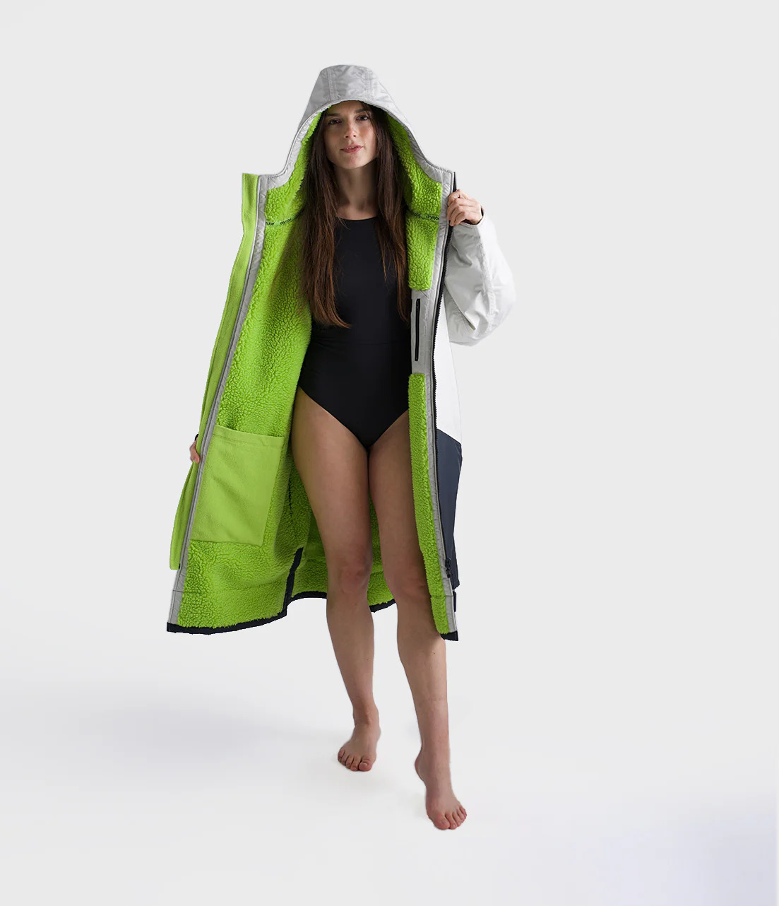 Advance Long Sleeve, Anthracite / Lime, Dryrobe + DOVANA krepšys